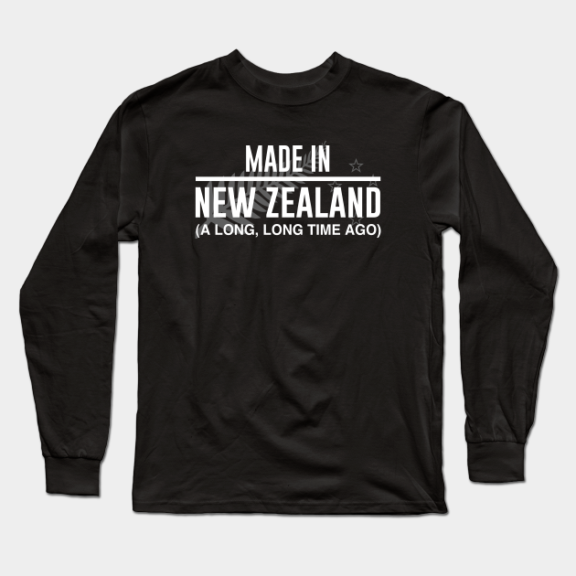 Made in New Zealand - New Zealander - Long Sleeve T-Shirt | TeePublic